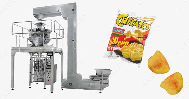 potato chips packaging process