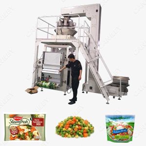 Frozen food packaging machine