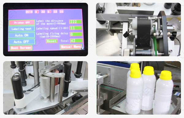 Labeling machine for jars