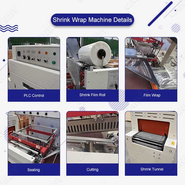 Carton shrink wrapping machine details