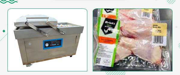 Meat vacuum packing machine