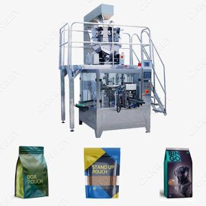 Pet food packaging machine