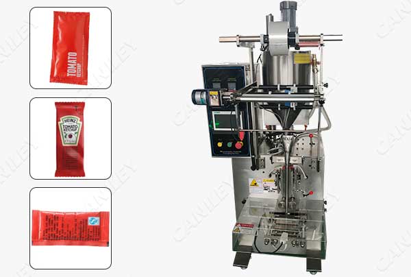 Small tomato sauce pouch packing machine