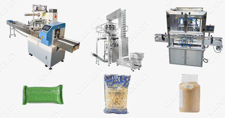 Types of food packing machines