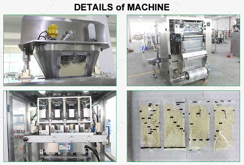 Powder drink packaging machine details