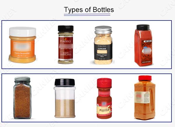 types of curry powder bottle