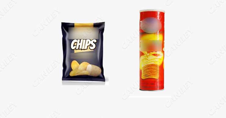 what packaging is used for potato chips