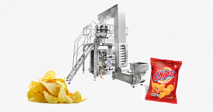 Potato chips packing machine