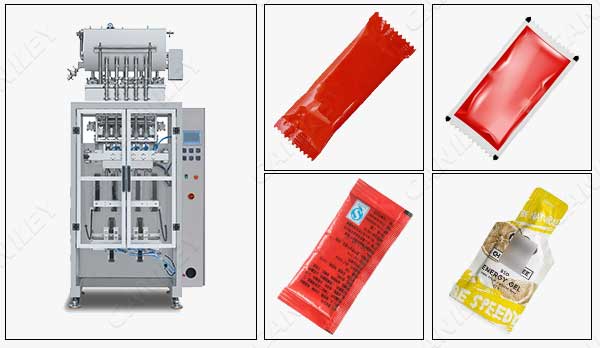 multilane condiment packing machine