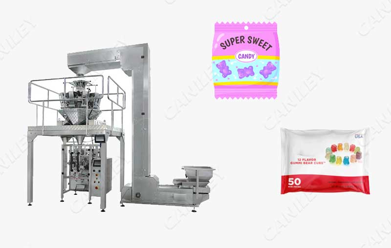 3.Pillow Bag Gummy Packaging Machine