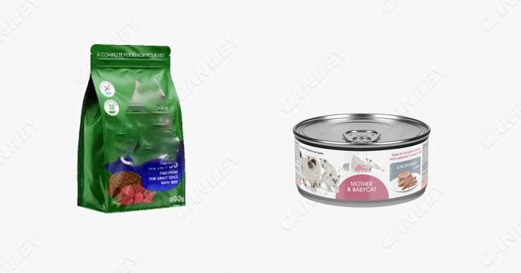 pet food packaging types