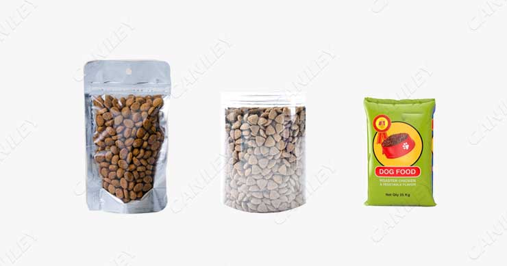 what type of packaging is used for pet food